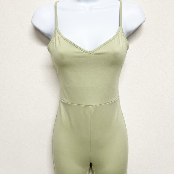 Reformation Womens Limon Green Emmy One Piece Ecostretch Jumpsuit Size XS - Picture 4 of 7